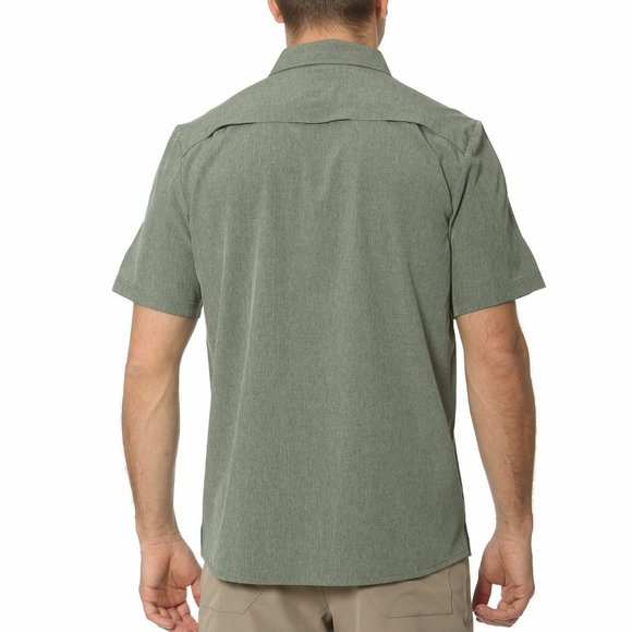NEW WITH TAGS ZEROXPOSUR MEN'S TRAVEL SHIRT Color - Green  Size - Small - Picture 2 of 2